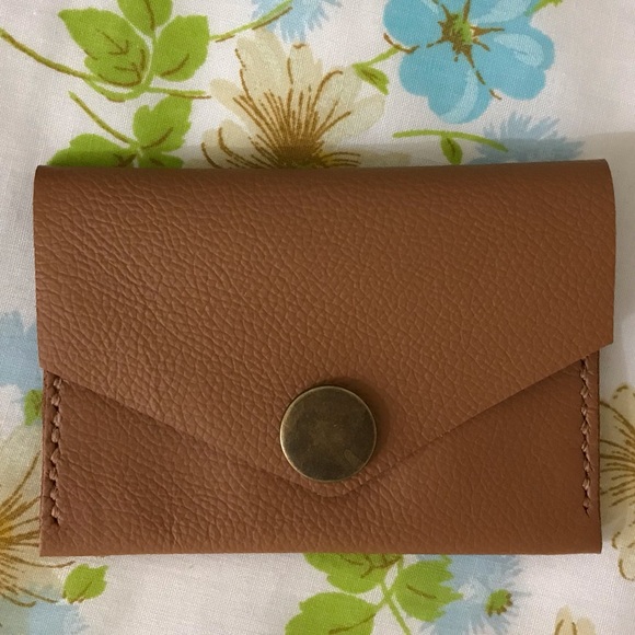 Hand Crafted Handbags - Handmade Genuine Leather Wallet Cardholder